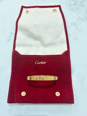 Cartier LOVE BRACELET, CLASSIC MODEL, Yellow Gold, Size 16